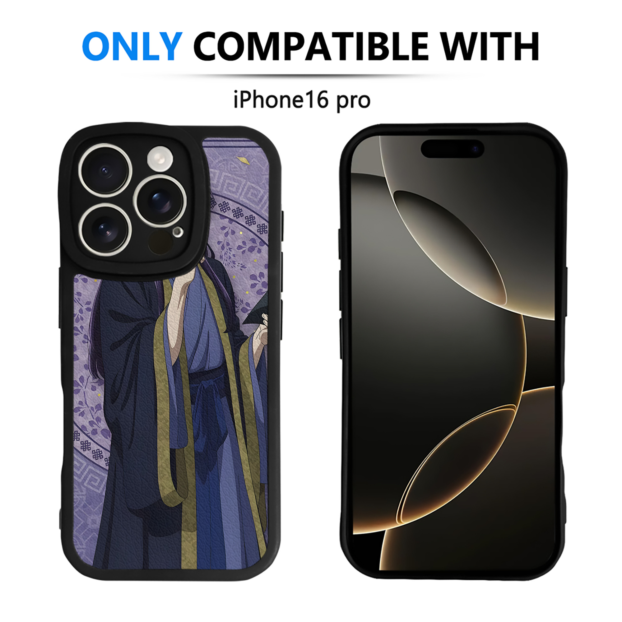 （画像用） 薬屋のひとりごと The Apothecary Diaries 【iPhone 16シリーズ対応】シリコンスマホケース（レザー調） 材質：シリコン